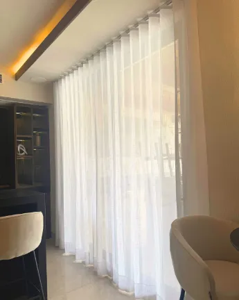 Detalle de cortinas a la medida fabricadas por Decorama Mérida