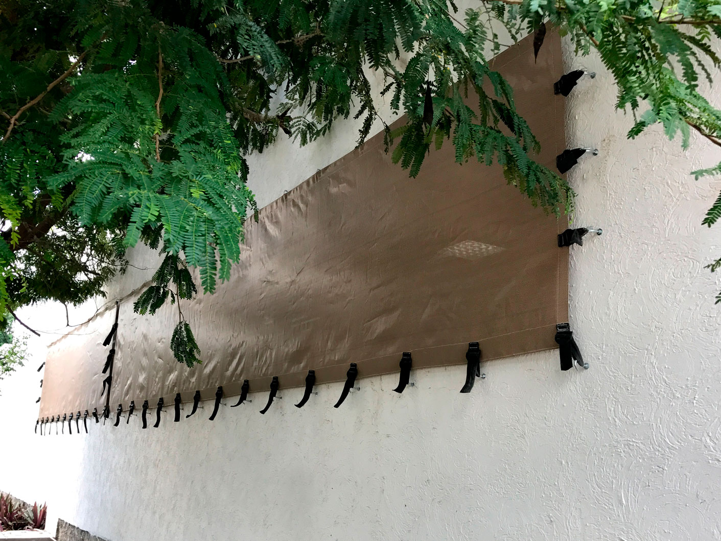 Malla antihuracán en Mérida — Decorama